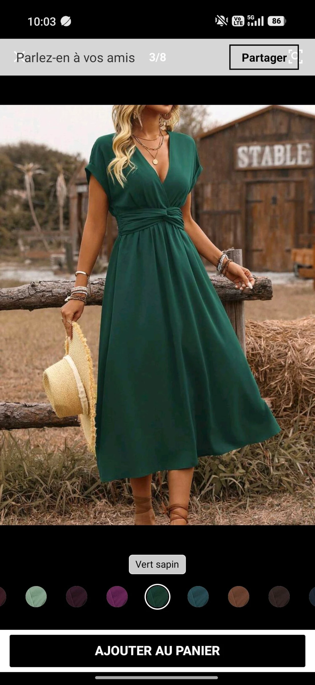 Forest Green Maxi Dress – photo 4